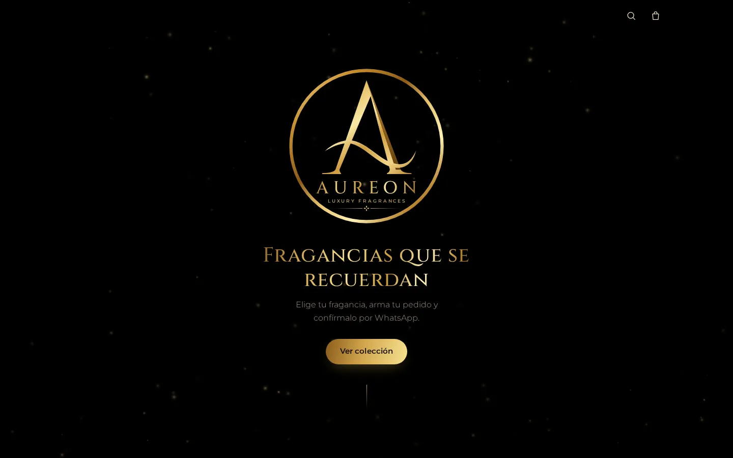 Portada de Aureon en computadora: “Fragancias que se recuerdan”